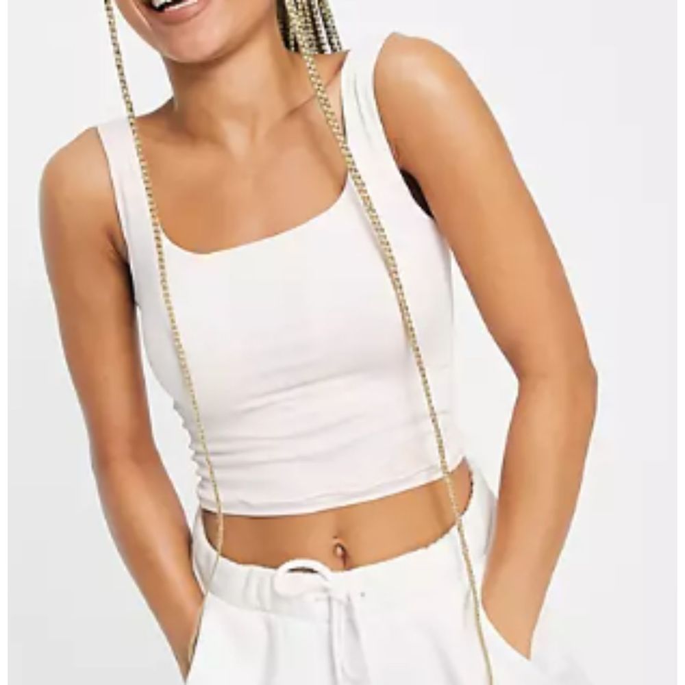 The North Face Size Small Wayfair Sleeveless Cropped Tank Top in Light Pink